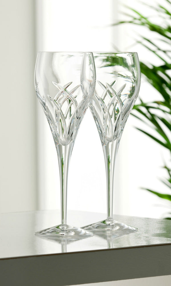 Irish Wine Glasses - Galway Crystal - Mystique