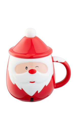 Belleek  Living Santa Lidded Mug