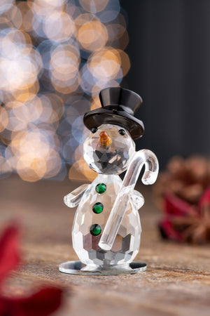 Top Hat Snowman Figurine