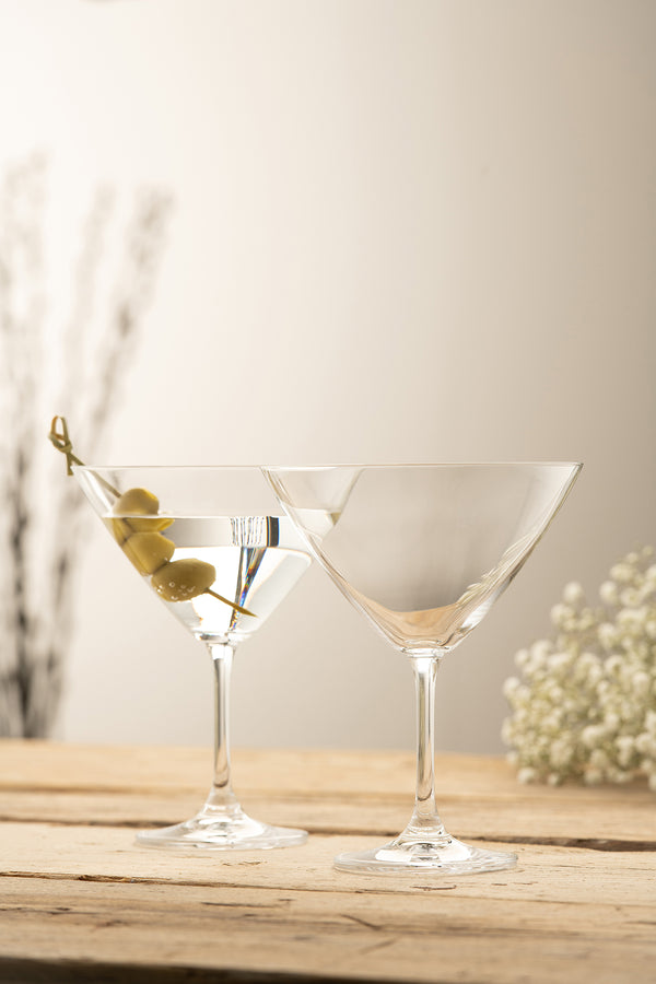 Galway Crystal Elegance Martini / Cocktail Pair