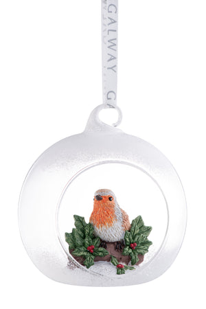 Robin Hanging Bauble Ornament