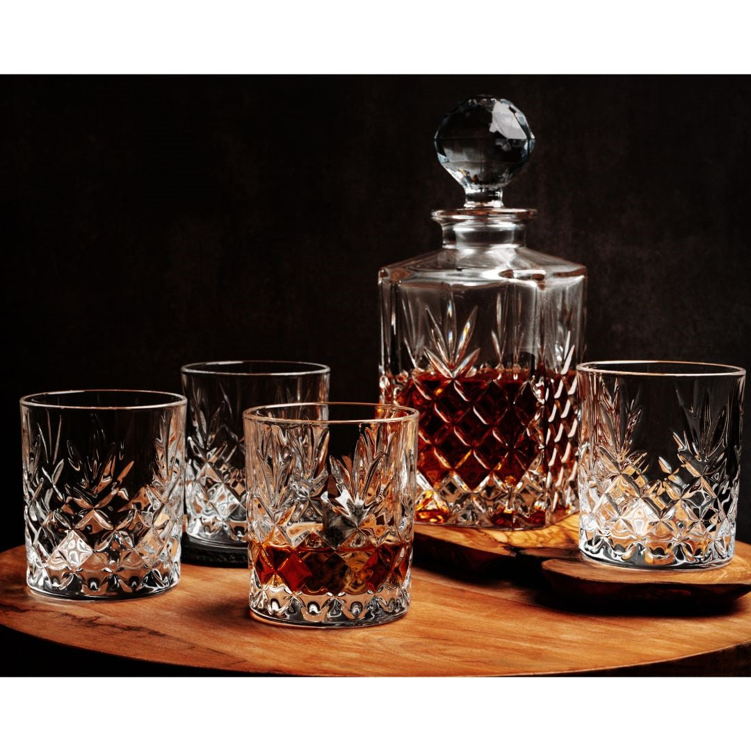 Galway Crystal Renmore Decanter Drink Ware Sets, Transparent : :  Home