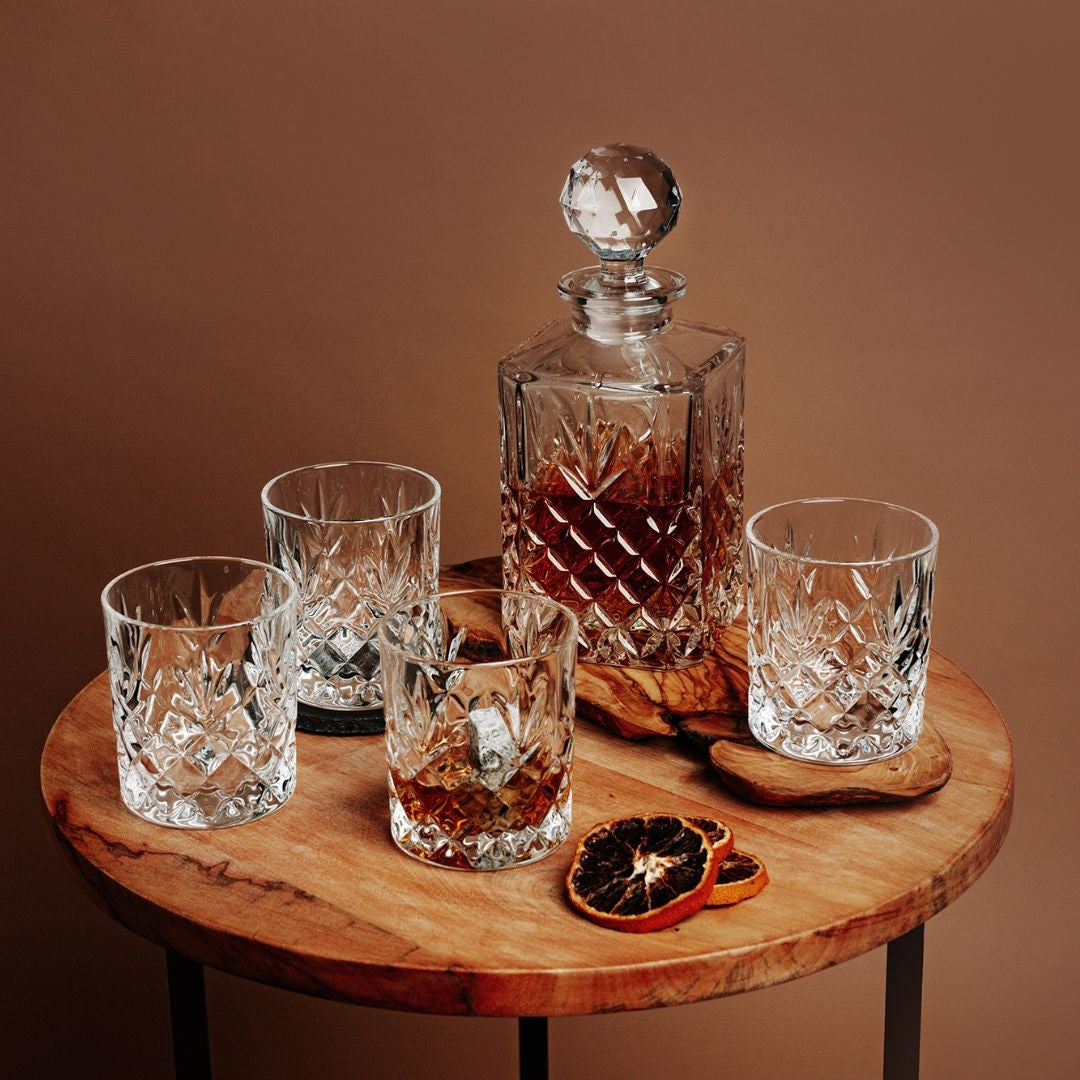 Longford Brandy Decanter Tray Set - Galway Irish Crystal