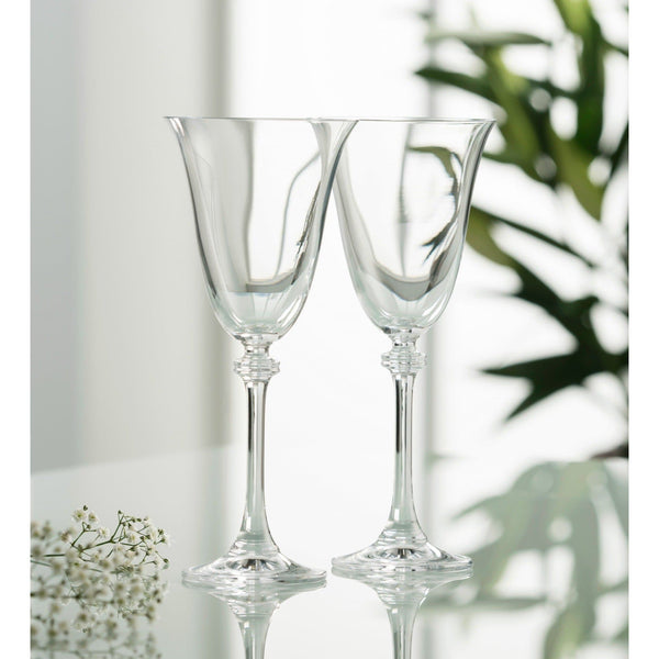 Liberty Collection Elegant and Modern Crystal Wine Glasses Set for