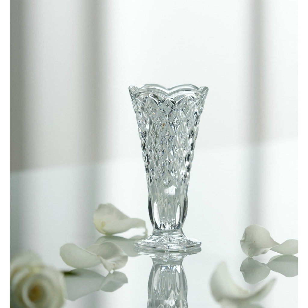 Galway Crystal Medium Footed Masterpiece Vase (GM1187E) - RJ Barber & Sons